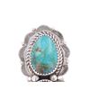 Image 6 : Navajo AR YAZ Silver Spiny Oyster Turquoise Ring