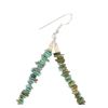 Image 6 : Navajo Cripple Creek Turquoise & Heishi Earrings