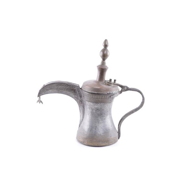 Bedouin Arabic Inscribed Copper Coffee Dallah