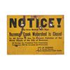 Image 2 : Bozeman Creek Watershed Notice Signs Late 1900s