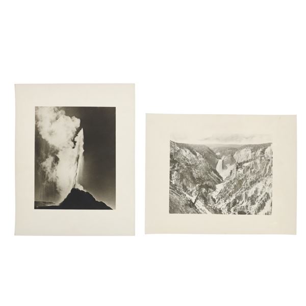 F. J. Haynes Original Yellowstone Photos (2)