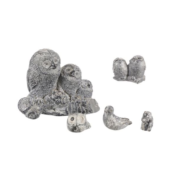 Original Canadian Faux Soapstone Carvings (5)