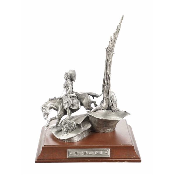 Don Polland Limited Ed. "The Silent Trail" Pewter