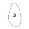 Image 1 : Navajo Silver & German Silver Necklace & Pendant