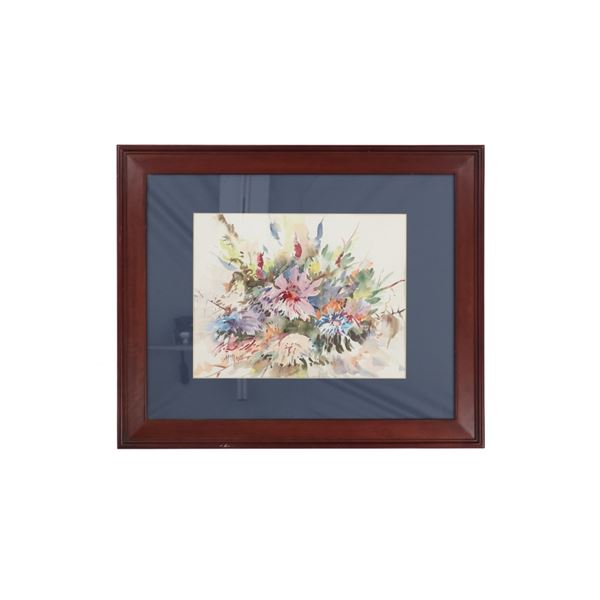 Mike McRann (Wyoming) Signed Original Watercolor