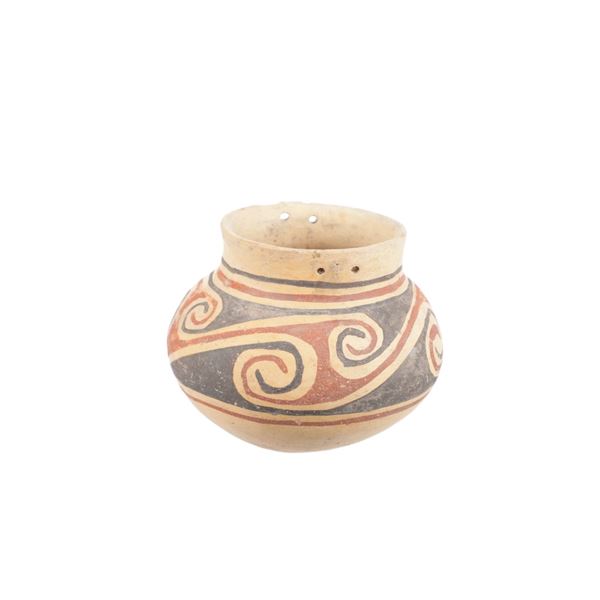 Casas Grande Ramos Polychrome Pottery Olla c1940