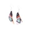 Image 2 : Santo Domingo Pueblo Rosetta Inlaid Dangle Earring