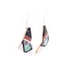 Image 3 : Santo Domingo Pueblo Rosetta Inlaid Dangle Earring