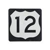 Image 1 : Montana Highway 12 Road Sign c. 2016