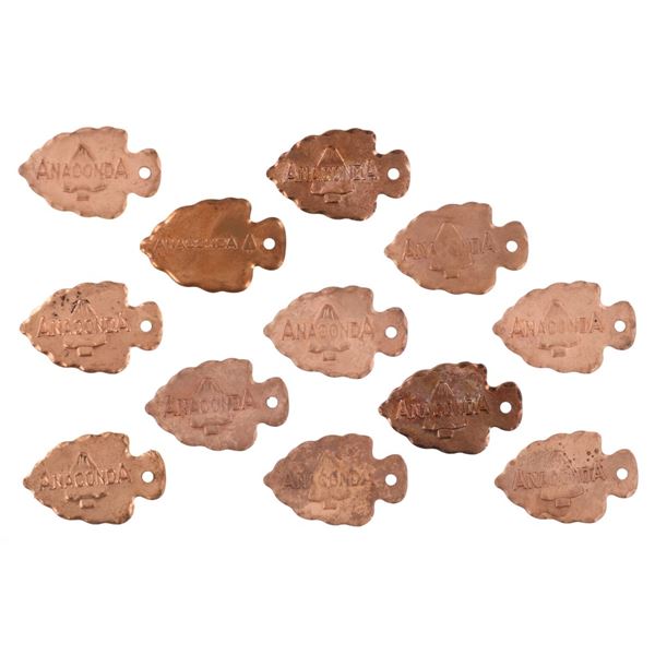 Anaconda Copper Mine Arrowhead Key FOB Collection