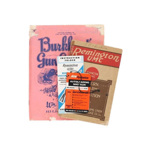 Burkhard's & Remington UMC Gun Catalogs 1918-31