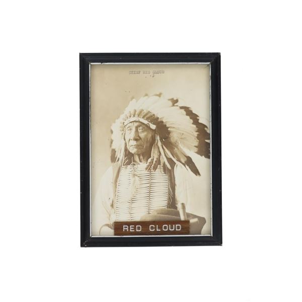 David F Barry (1854-1934) Red Cloud Silver Gelatin