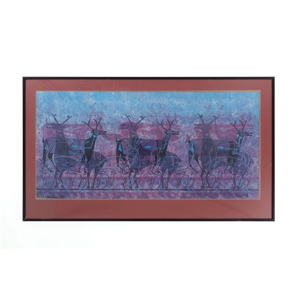 Santa Clara Pueblo Helen Hardin Framed Poster