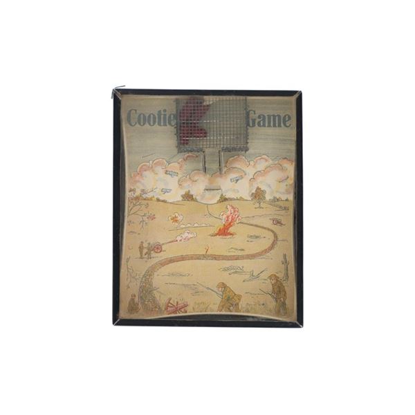 Irvin Smith WWI Era Jumping Bean Cootie Game