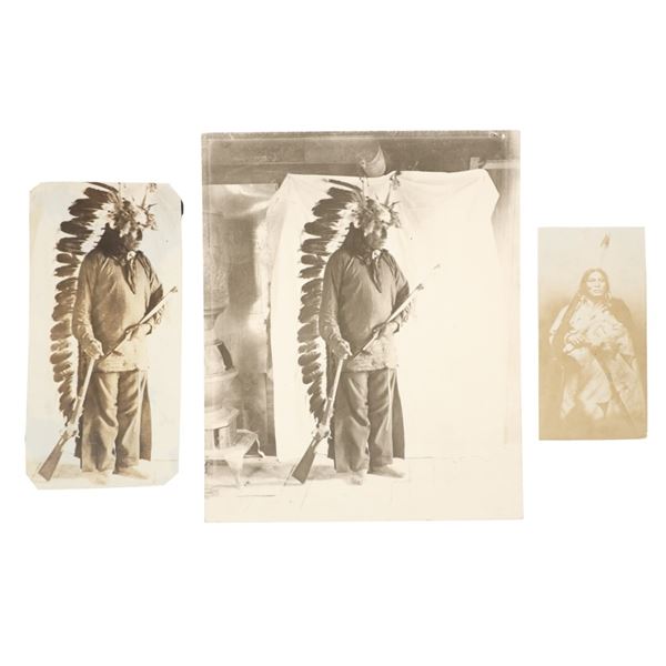 Chief Gall and Chief Rain-in-the-Face Photos 1870s