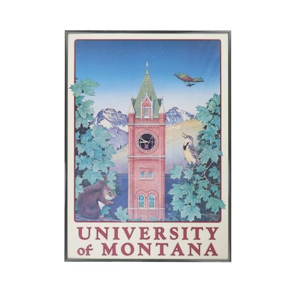 University of Montana Lim. Ed. Print Monte Dolack