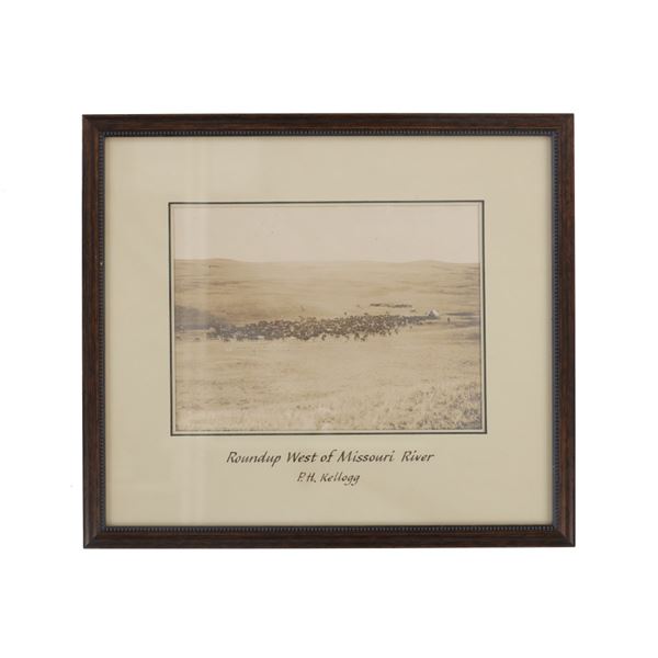 PH Kellogg (1899-1958) Roundup West Missouri River