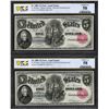 Image 1 : Consecutive 1880 $5 Legal Tender Notes PCGS 58