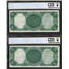 Image 2 : Consecutive 1880 $5 Legal Tender Notes PCGS 58