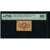 Image 1 : 5 Cent First Issue Fractional PMG 66EPQ