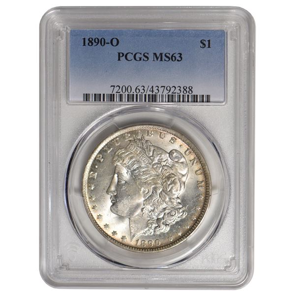 1890-S $1 Morgan Silver Dollar NGC MS63