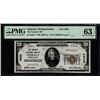 Image 1 : 1929 $20 Ephrata PA National PMG 63
