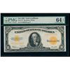 Image 1 : 1922 $10 Gold Certificate PMG 64EPQ