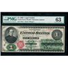 Image 1 : 1862 $1 Legal Tender Note PMG 63
