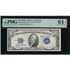 Image 1 : 1934C $10 Silver Certificate PMG 64EPQ