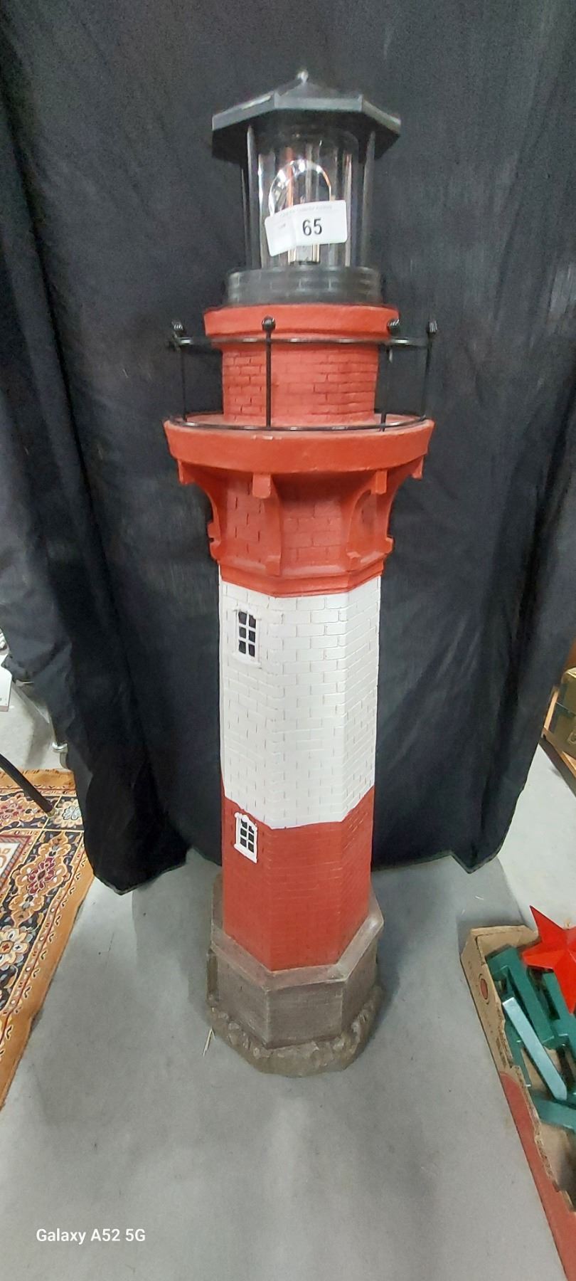 Super Big lighthouse display Tested solar powered light house very nice ...