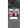 Image 1 : 2 Very nice Vintage Texaco Upper Lubricant cans both full
