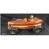 Image 3 : Very Nice Boat tail race car display 20" long