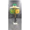 Image 1 : Limited edition Quaker state oil desk lamp plastic shade 18 tall