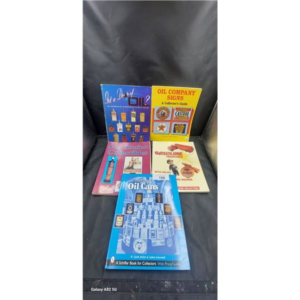 5 assorted oil and gas soft cover books