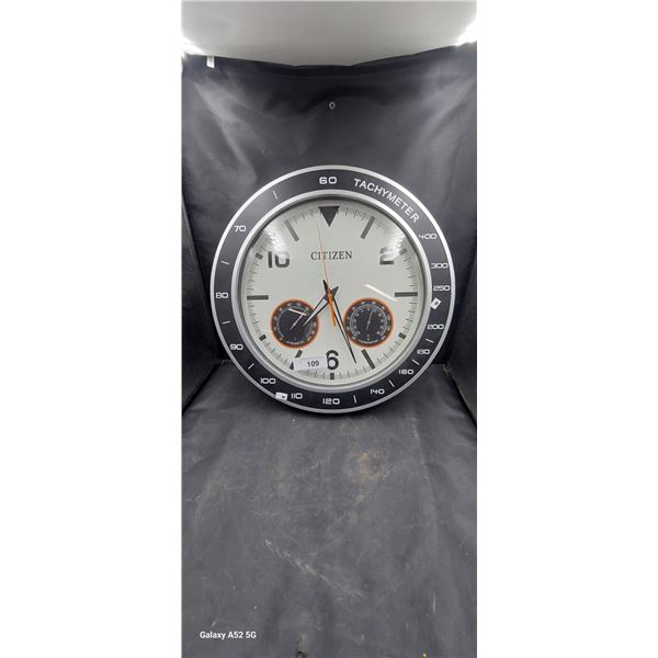 Large citizen watches wall display clock working, 18" di