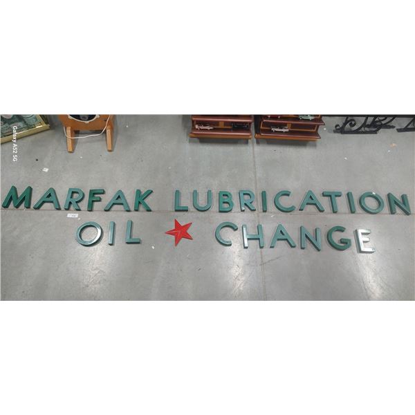 Original Texaco lot of gas station letters each 6"