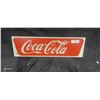 Image 1 : Double Sided Coca Cola Metal Sign age unknown 7'X24"