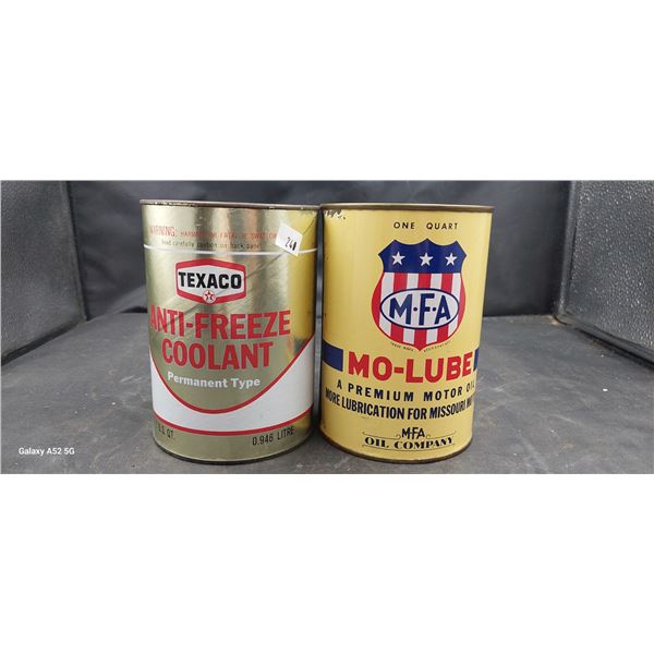 Mo-Lube Oil Can banks