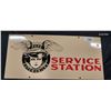 Image 1 : Pope automobile service station porcelain sign one off custom made reproduction 11" x24"