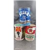 Image 1 : 3 Vintage Texaco, Noco and Macmillan U.S. Quarts