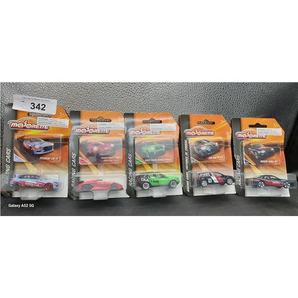 10 New unopned packages of Majorette 1:43 scale Die cast cars