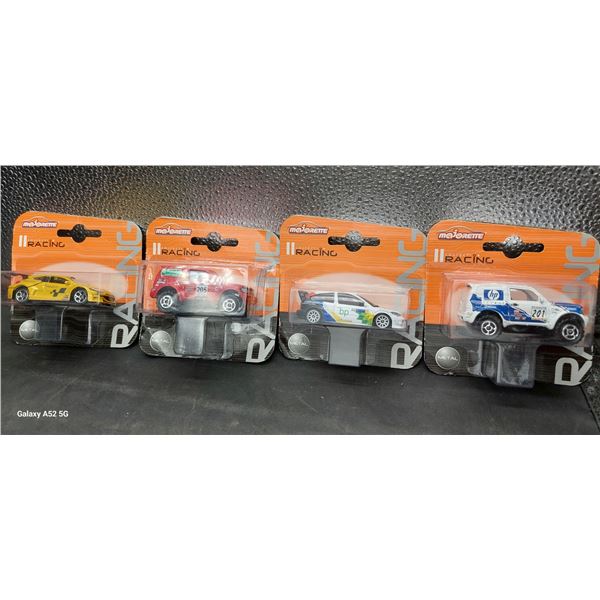 8 New Majorette die cast racing cars 1:43 scale