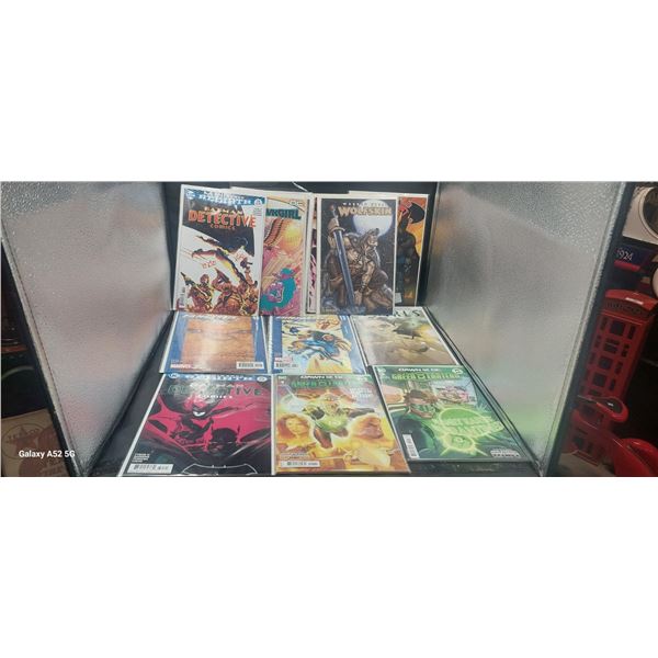 20 Like new comics with bags and boards