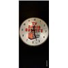 Image 2 : Great graphics vintage GE TV radio service light up clock, tested 16"di