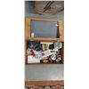 Image 1 : Vintage display cabinet full of collectables 13"x21"