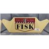 Image 1 : Vintag Fisk tire rack sign, 7"x23"