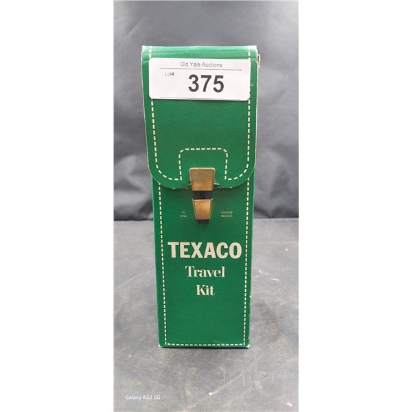 NOS vintage Texaco travel kit 9" tall