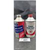 Image 1 : 2 Vintage Pressed stone and Texaco Conetop cans 12oz both full
