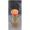 Image 4 : Vintage Shell motor oil embossed oil bottle with original cap 15" tall
