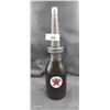 Image 1 : Vintage quart oil bottle with reproduction texaco decals
